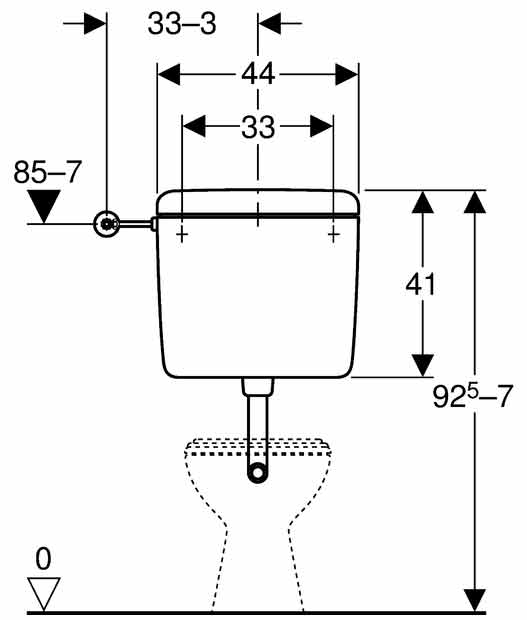 G127000_11nA1sRc4DbAOH Geberit Aufputzspülkasten Start/Stopp 127000