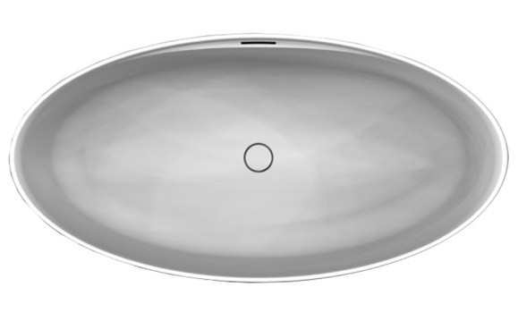 Freisteh-Badewanne-Round Freistehende Badewanne,freistehend, Mineralgußwanne